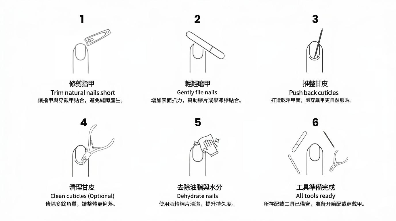 ✨ 穿戴甲持久的秘密：完美前置作業指南