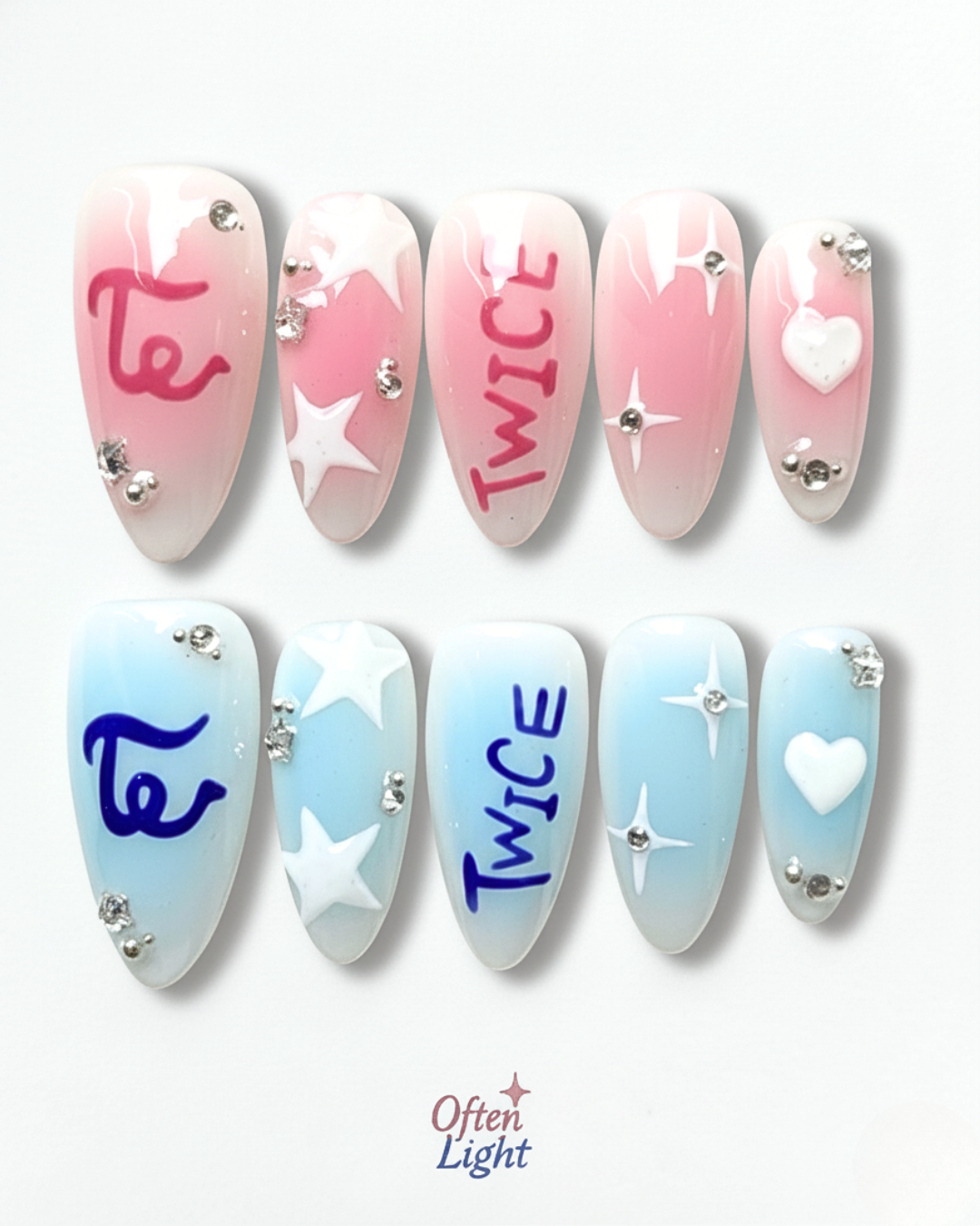 💙 Twice Dream 🩷 現貨 雙色 杏仁甲