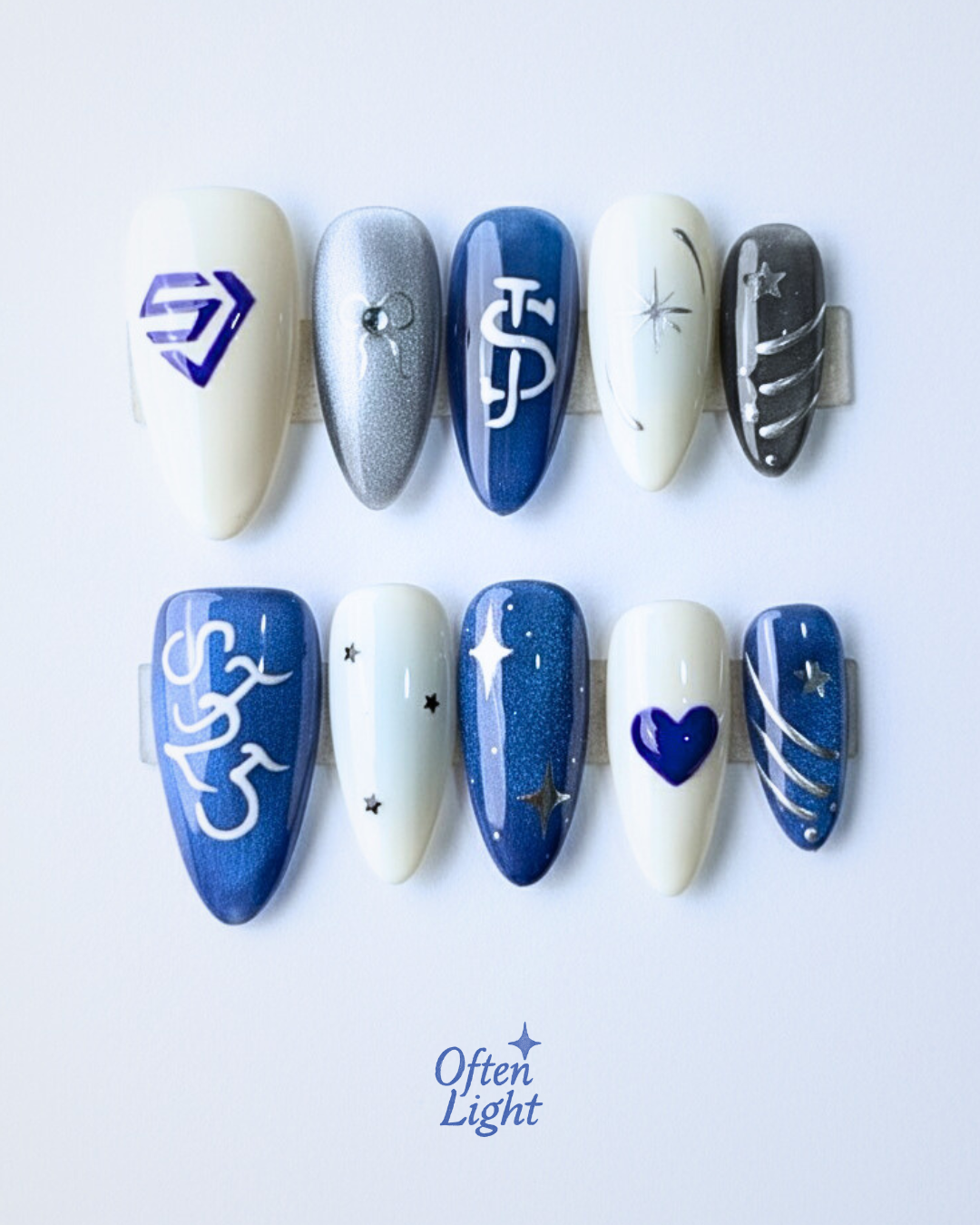 💙 SJ Starry Light 銀藍星空 現貨 杏仁甲