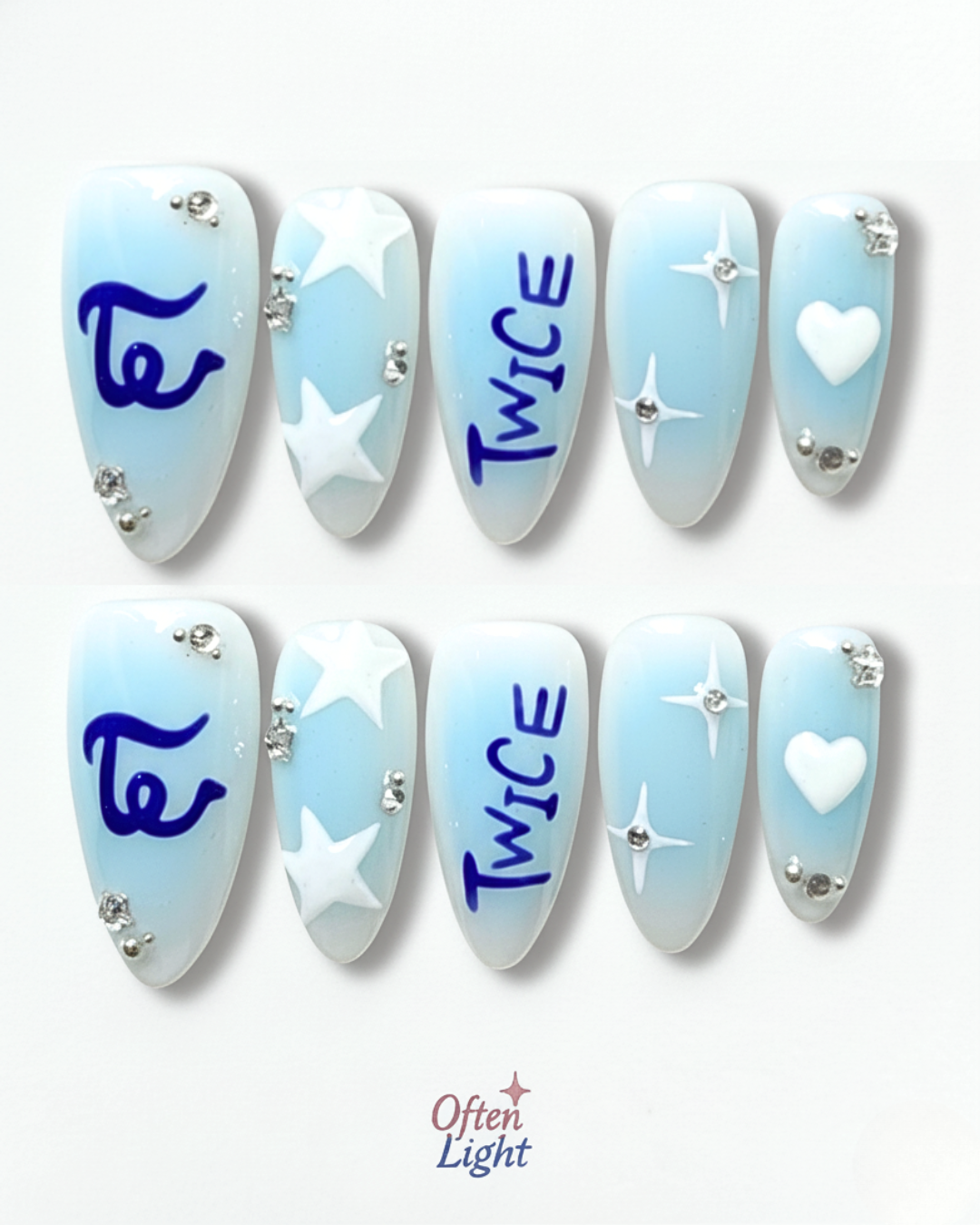 💙 Twice Dream 現貨 藍色 杏仁甲