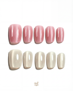 Pink White Cat-Eye Glow ｜粉曜靈（人見人愛）