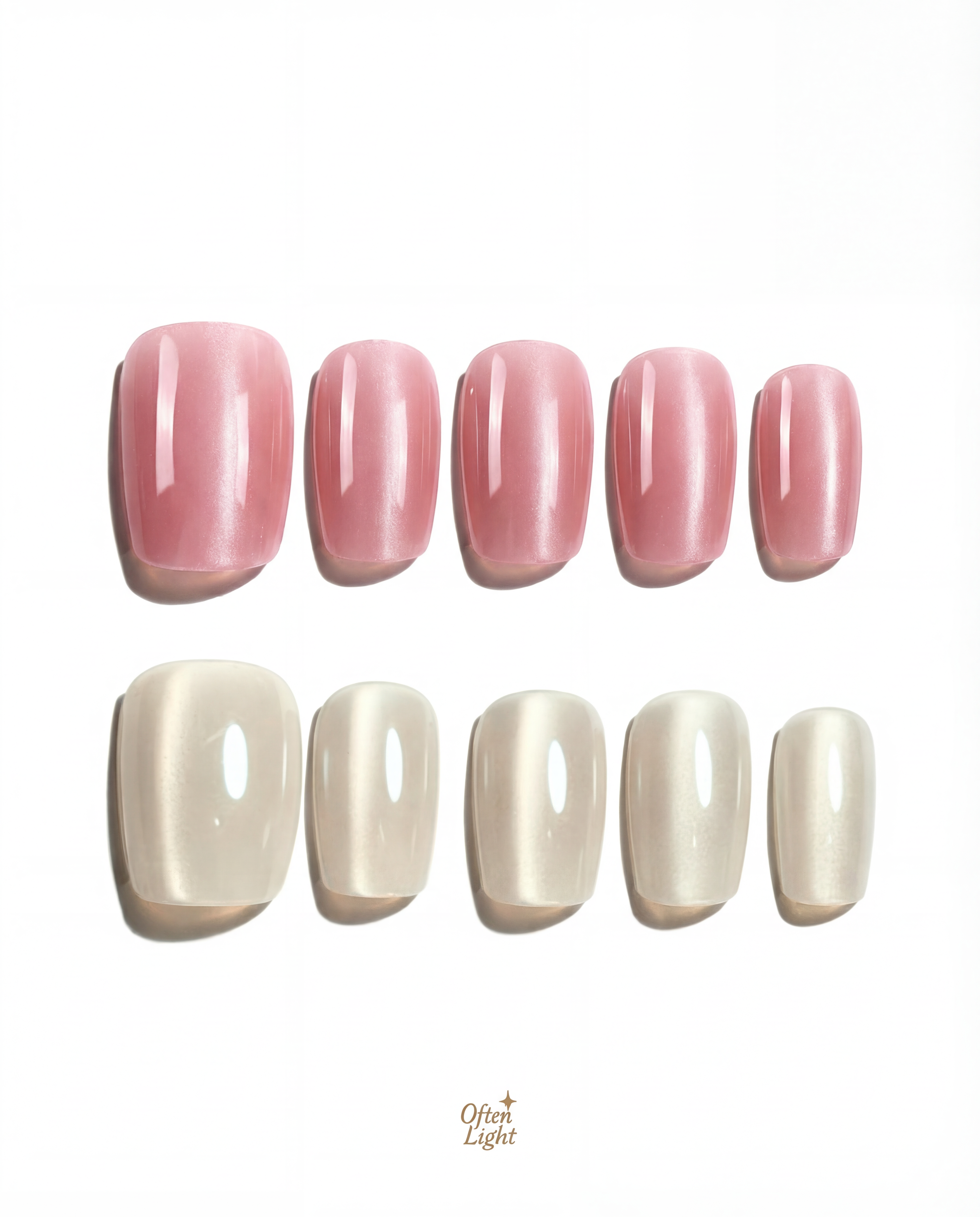 Pink White Cat-Eye Glow ｜粉曜靈（人見人愛）