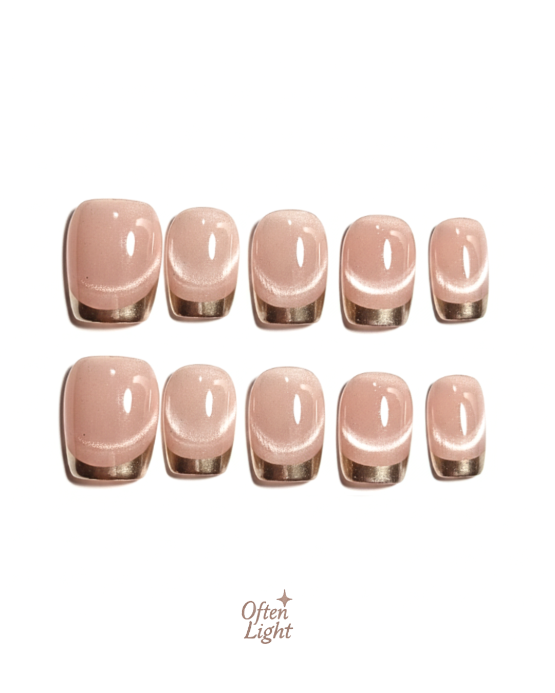 銀邊法式  短甲