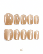 Apricot Nude Cat-Eye Glow｜杏曜裸（好命必備）