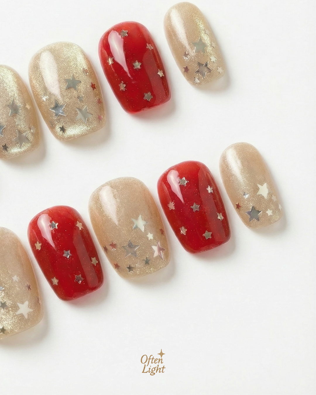 Red & Gold Glow｜紅金微光