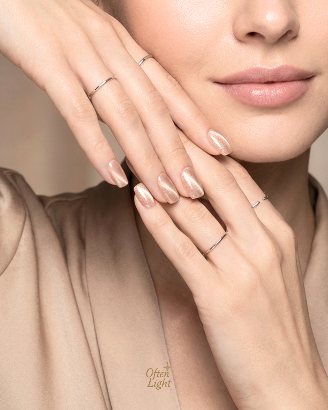 Apricot Nude Cat-Eye Glow｜杏曜裸（好命必備）