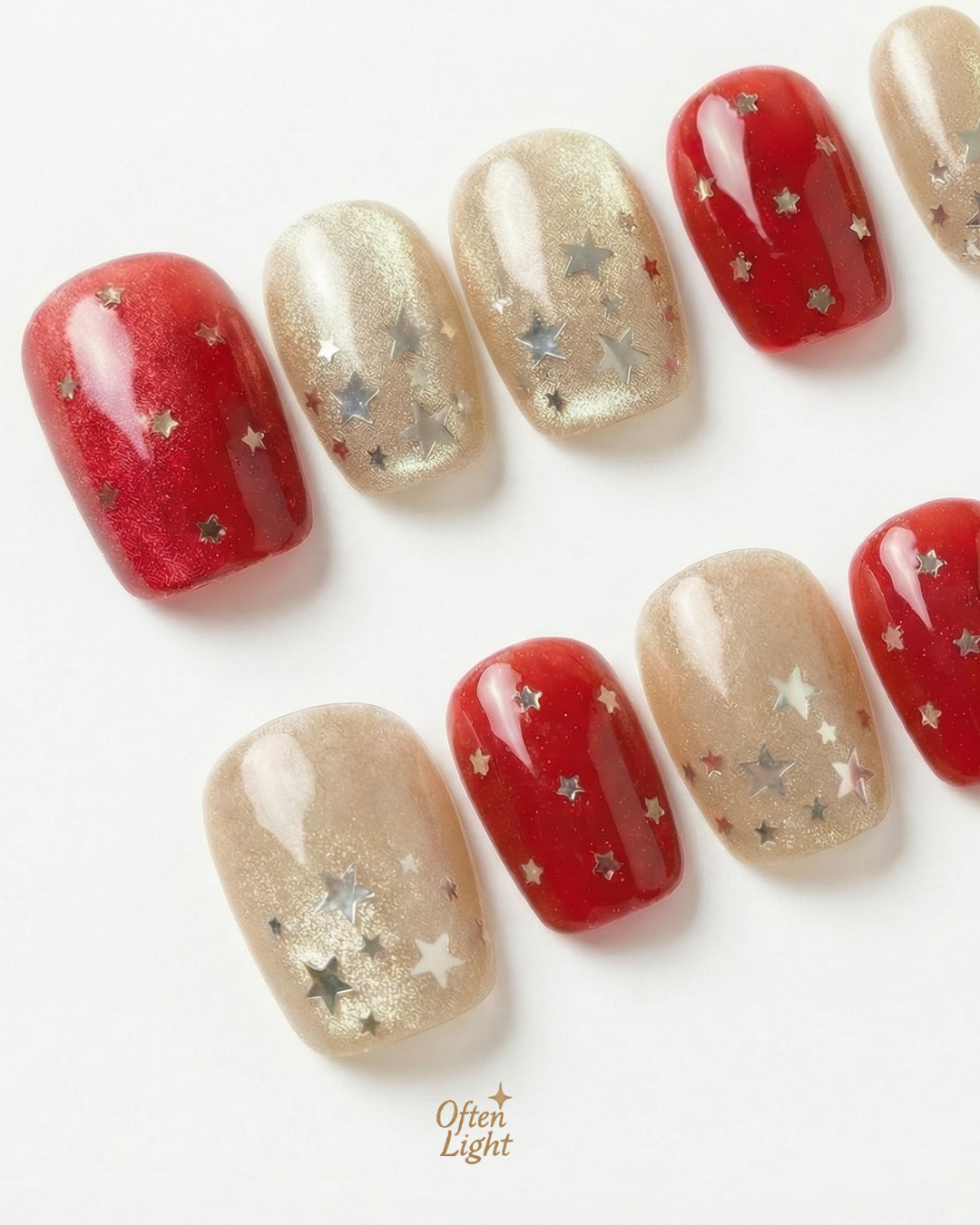 Red & Gold Glow｜紅金微光