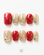 Red & Gold Glow｜紅金微光